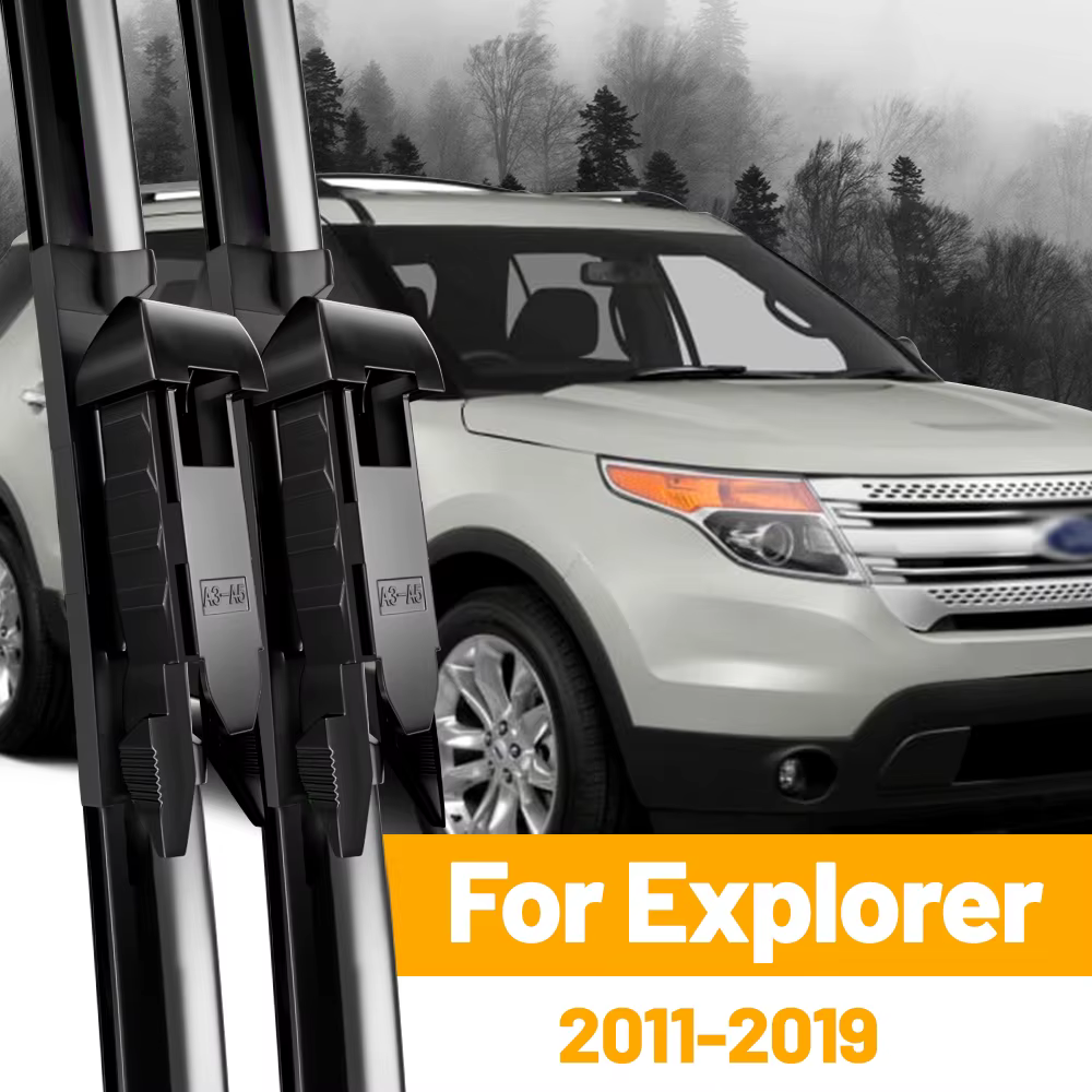For Ford Explorer Front Wiper Blades 2011-2019 2013 2014 2015 2016 2017 2018 Windscreen Windshield Window Accessories 26"+22"