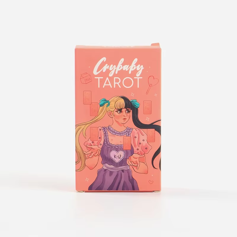 NEW Crybabay Tarot Cards Tarot Deck Card Game Tarot Deck with Guidebook Board Game for Adult Family Oracle for Fate Divination