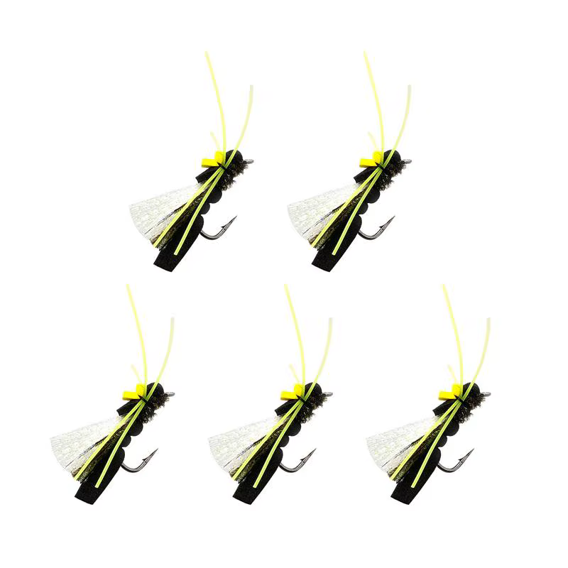 Bass Fishing Bait Realistic Locust Fishing Bait Fishing Lures 5X Bass Lure Kit Fake Bait Fly Hook Fishing Accessories For Bass