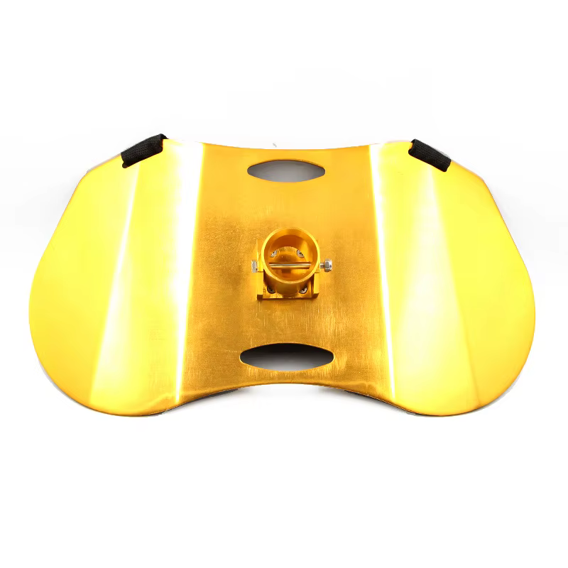 Large Size Sea Fishing Top Waist Protection Aluminium alloy Fishing Boat Waist Belt  Belly Top Waist Fish Pole Supporter Holder