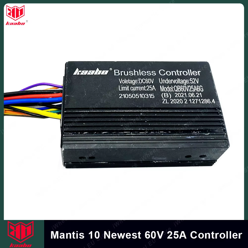 Kaabo Mantis 10 Controller 60V 25A New Sine Wave Controller for V2/V3 Kaabo Mantis 10 Plus 60V 18.2Ah Scooter install HUB Board