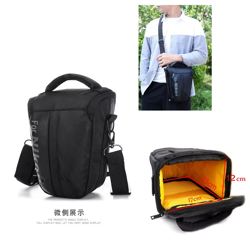 DSLR Camera Bag For Nikon D7200 D7100 D7000 D5300 D5200 D5100 D3300 D3200 D610 D750 D80 D90 P1000 shoulder bag Protective Pouch