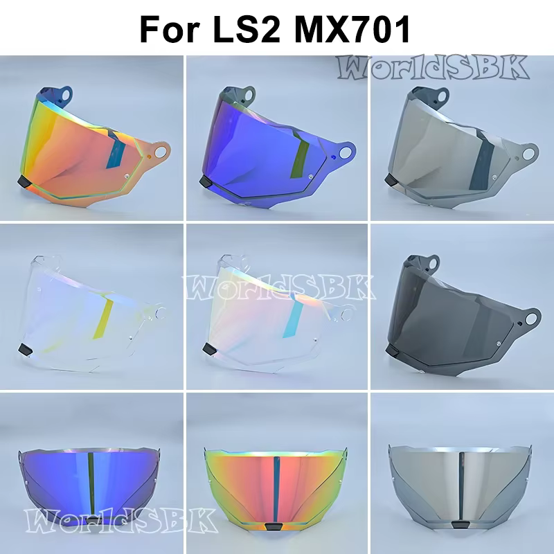 LS2 MX701 EXPLORER C Motocross Detachable Rally Off-road Motorcyle Helmet Original Replacement Visors Extra Shield Lens