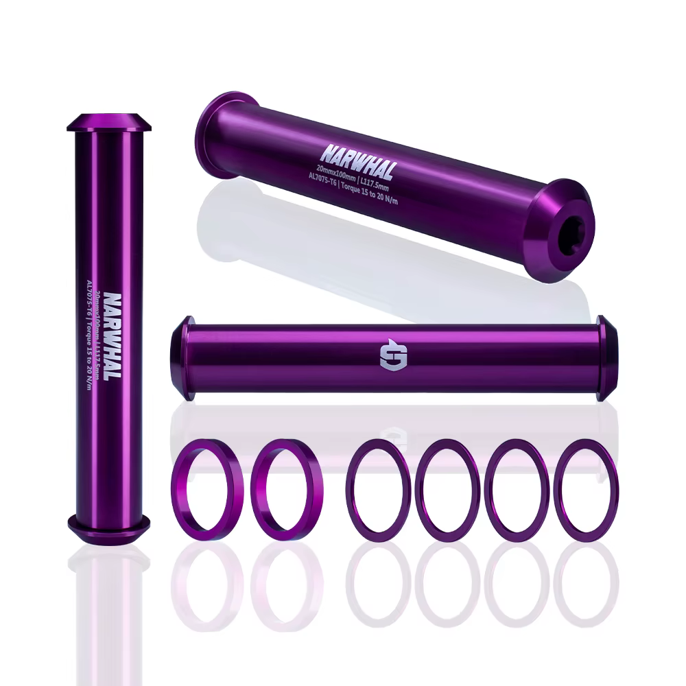 Gateshark-Alloy BMX Race Bike Accessories, 20mm Thru Axle, Bicycle Accessory, Full Machine for Front Hub, Anodizing Color