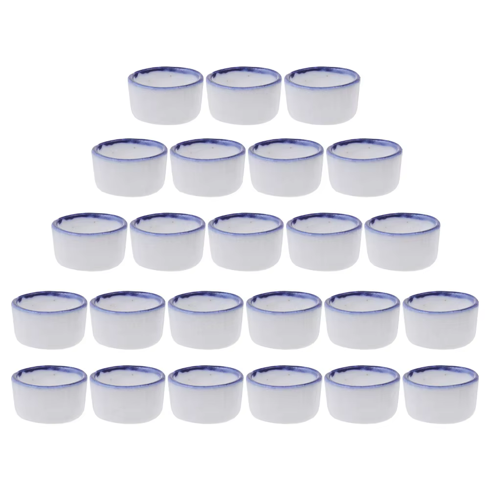 24 Pcs Reptile Water Dish Terrarium Bowl Mini Food Crawler Feeding Sink Lizard Lizard Lizard Pet Water Bowl Drinking Container