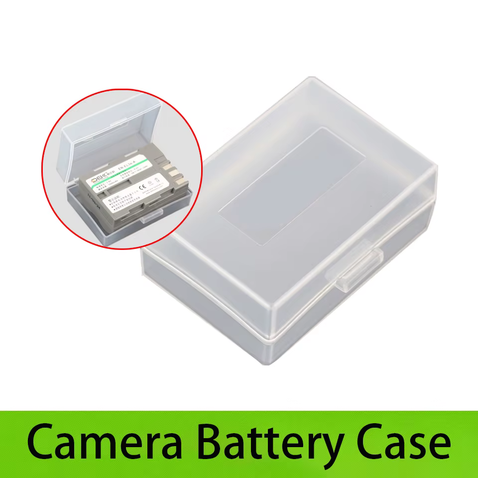 Camera Battery Box Storage Case Protector for LP-E8 LP-E5 NB-10L NB-7L EN-EL9 EN-EL14 PSP CRV3 EL3E EN-EL15 LP-E6 BP-511A LI90