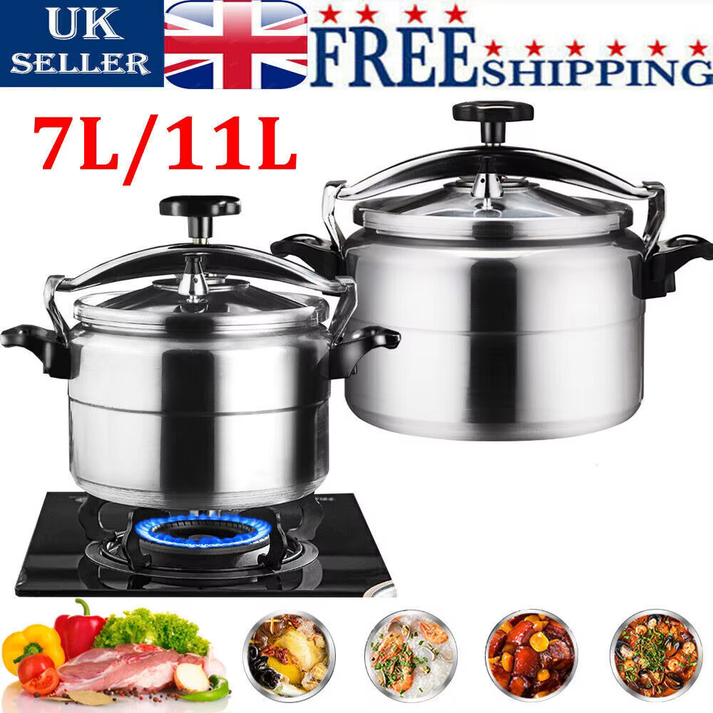 7/11L Professional Pressure Cooker Heavy-Duty Aluminum Explosion-Proof Cooking Pots for Gas Cooker Pot Large Capacity Soup Pot