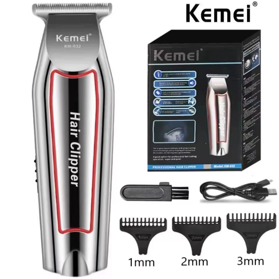 Kemei Hair Trimmer Electric Beard Trimmer ForMen Hair Clipper Hair Cutter Machine HaircutGrooming Kit KM-032