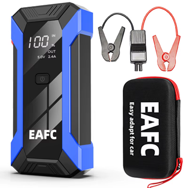 EAFC Car Jump Starter Power Bank 1200-2000A  Portable Charger Car Booster 12V Auto Starting Device Emergency Battery Car Start