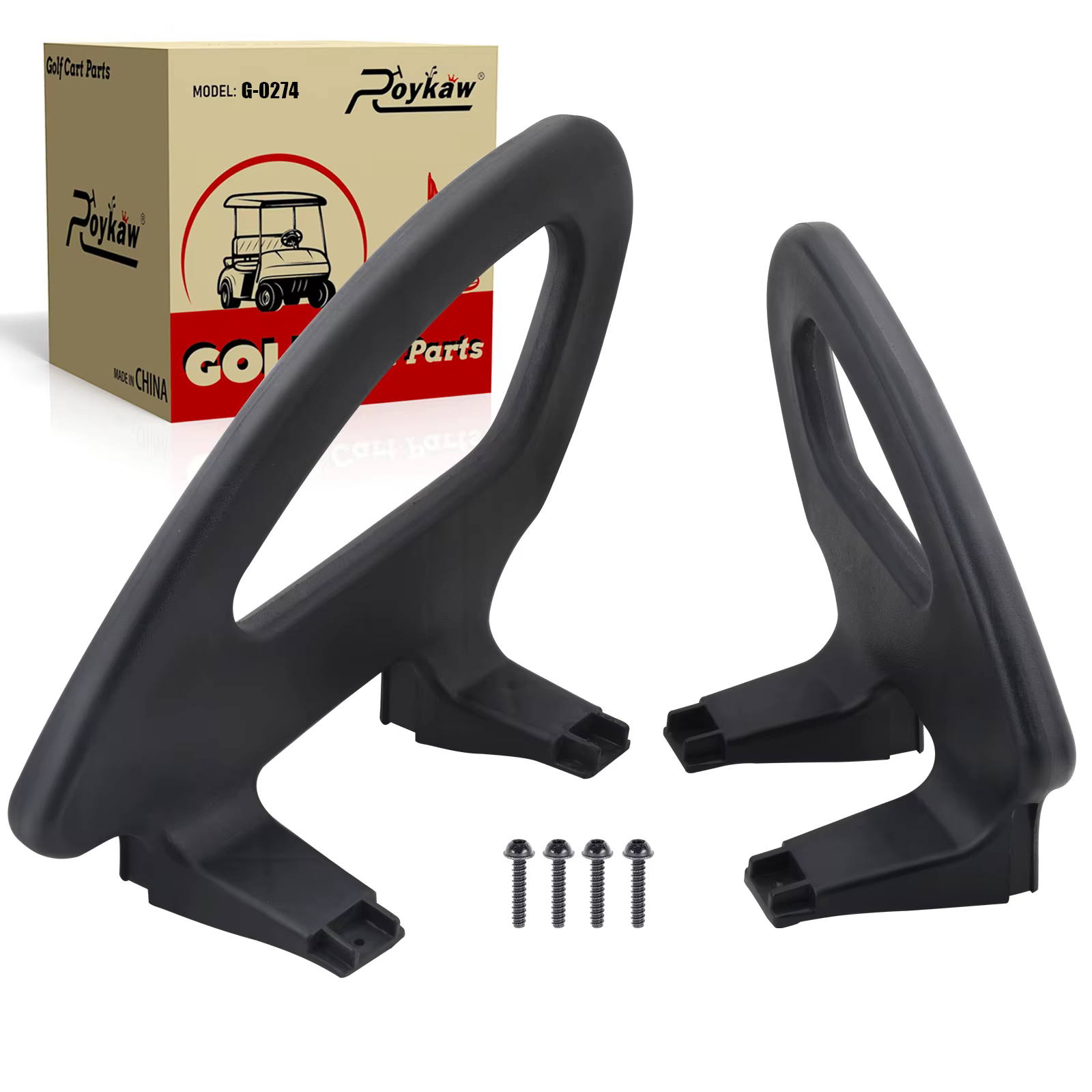 Roykaw Golf Cart Hip Restraint Armrest Driver Side & Passenger Side for Club Car Precedent 2004-2011, OEM# 102562701, 102562801