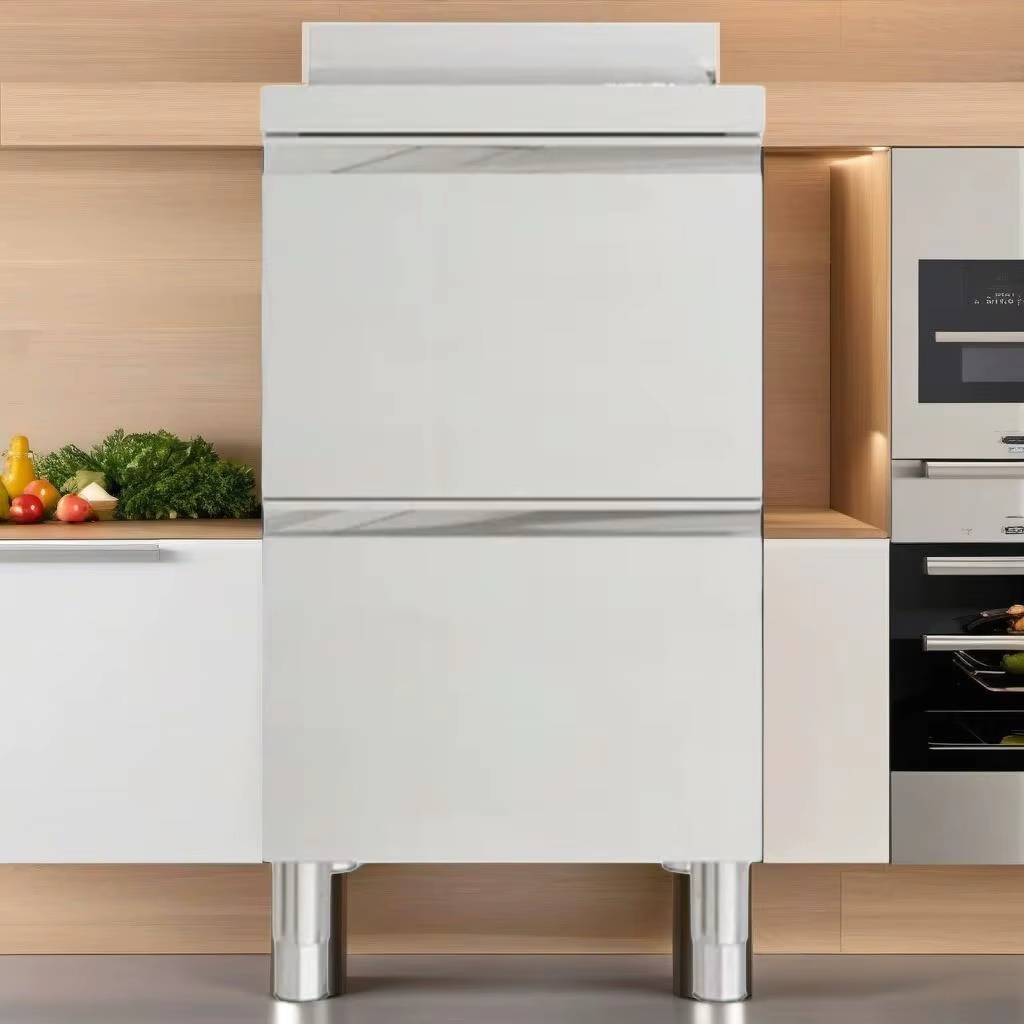 Stainless Steel Commercial Kitchen Cabinets with 2 Drawers - Set of 2, Durable Storage Solution