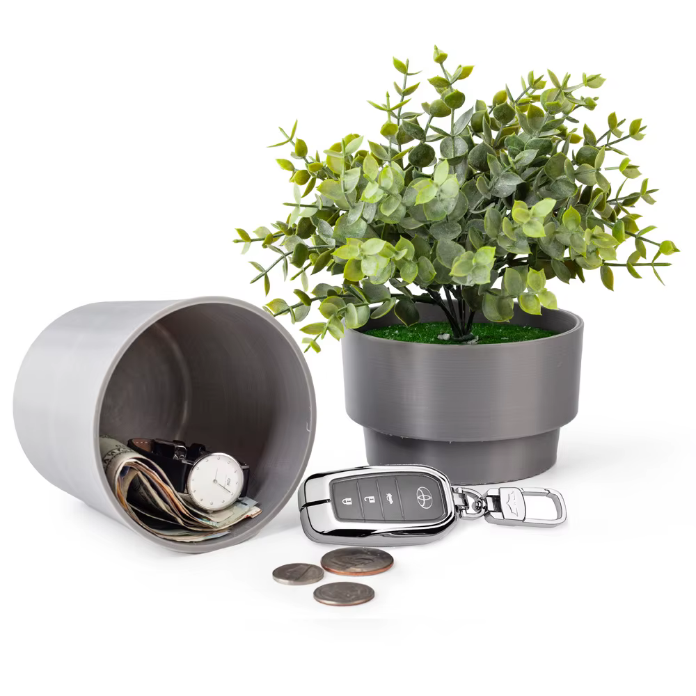 Hidden Safe Plastic Flower Pot Money Storage Box Surprise Separable Security Container Stash Safe Box Stash Jars Piggy Bank