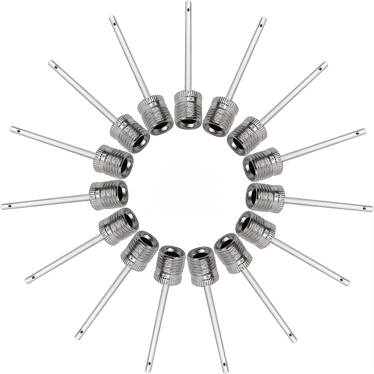 Upgrade Your Sports Equipment with a Top-Quality Set of 15 Durable Stainless Steel Ball Inflation Needles - Reliable Air Needles