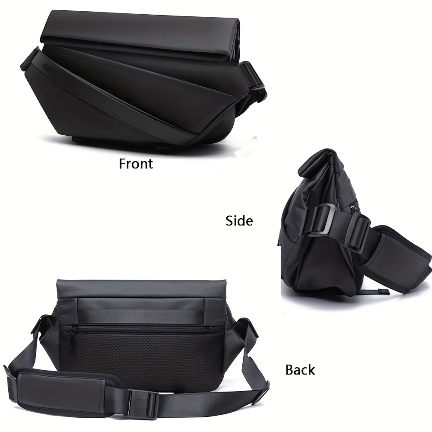 Mens Waterproof Motorcycle Cross Body Chest Waist Bag, Multi Functional and Cool Washbag Mylar bags Star backpack Cute backpack