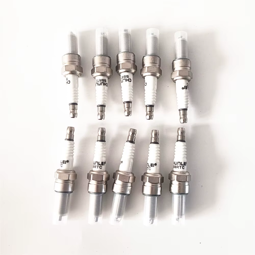 2 pcs Motorcycle Standard Spark Plug (CR7E) B8RTC Engine Replacemnet for Dirt Bike Motocross ATV Go Kart Moped Scooter Quad