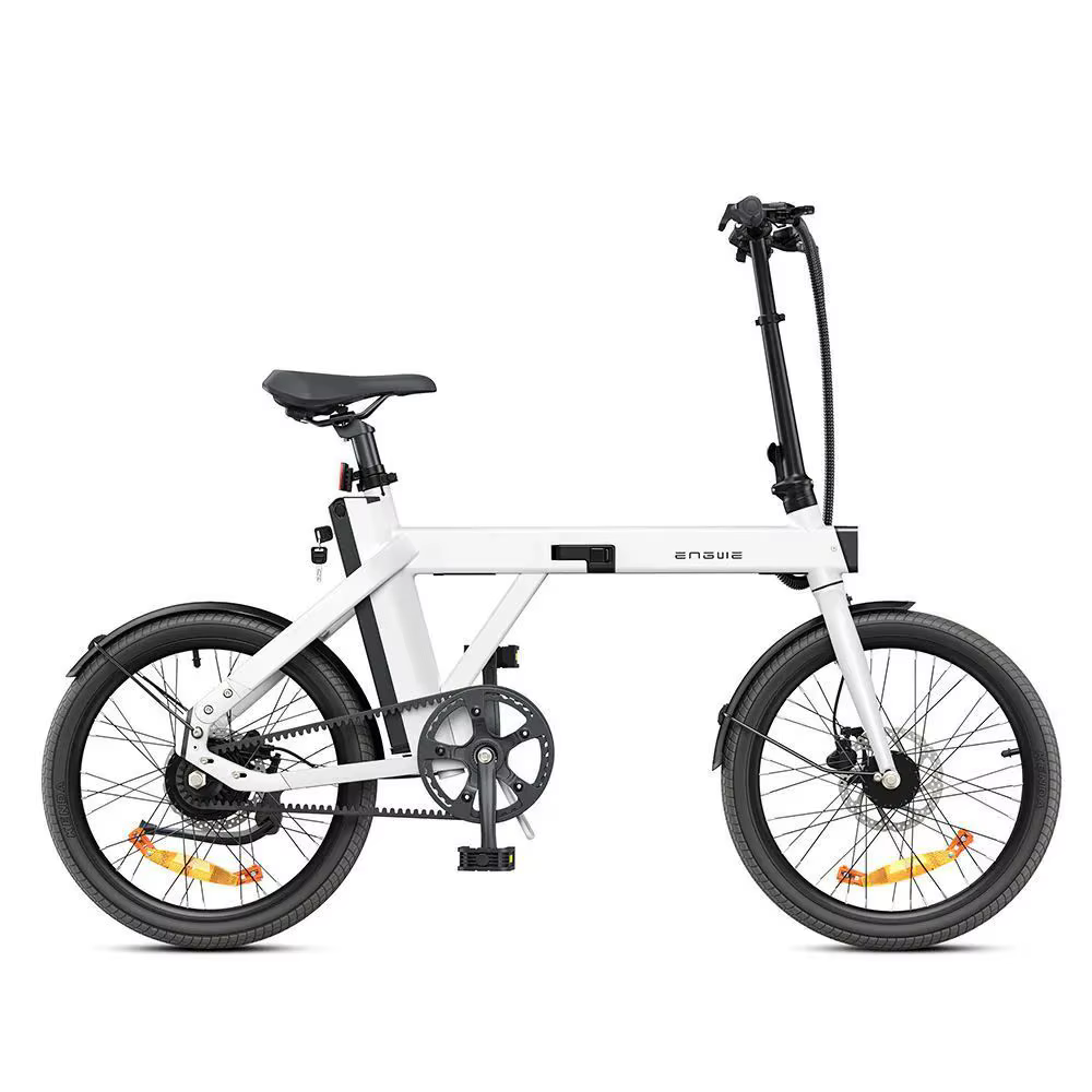 Folding Electric bike ENGWE P20-tires 20-inch motor W battery 36V9.6Ah autonomy-White