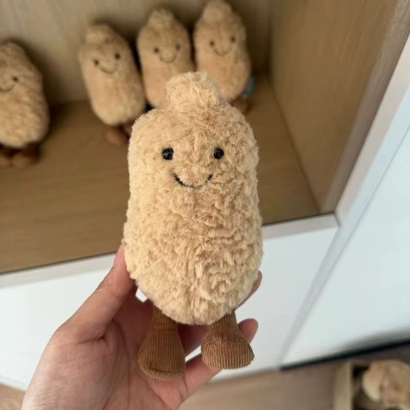 Jellycat 15cm Small Peanut Plush Doll Living Room Decoration Pendant Furniture Supplies Cute Plush Cat Interactive Toy Girl Gift