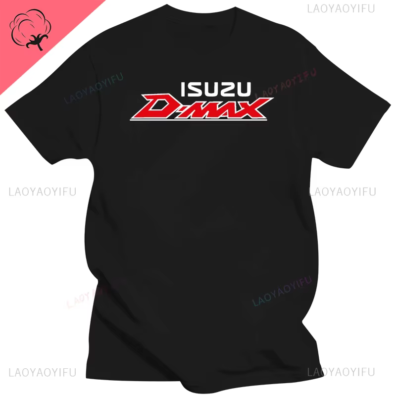 New Isuzu D Max logo printed casual Street wear trend everyday fashion comfortable Summer men women universal crewneck T-shirt