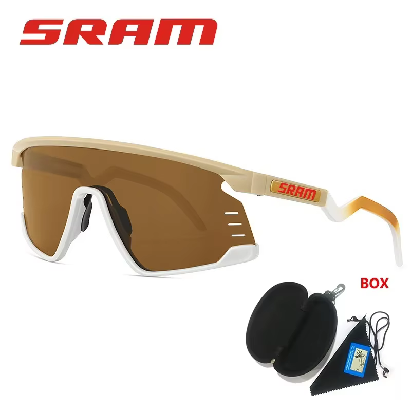 SRAM Outdoor Sports Road Cycling Colorful Mountain Bike Windproof Glasses Integrated Riding Glasses