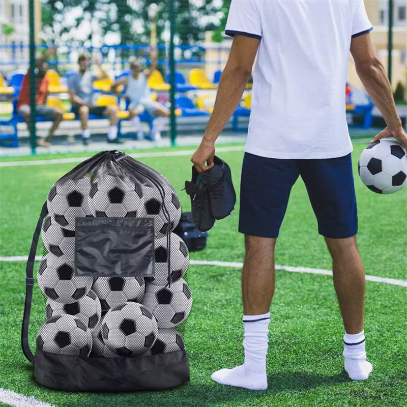 1/2PCS Soccer Basketball Drawstring Ball Bag Tennis Volleyball Storage Bag Sports Storage Bag Single Shoulder Easy to Carry