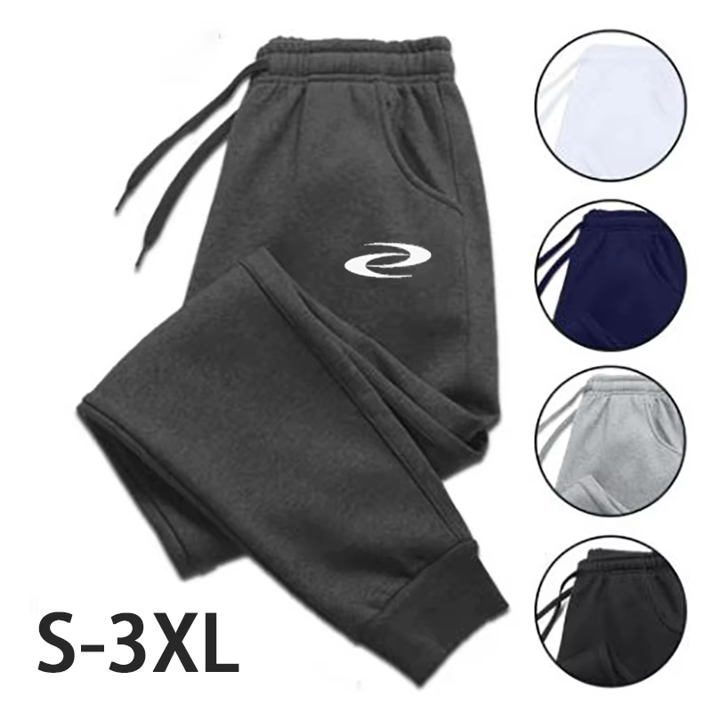 Men's Print Jogging Sports Pants Casual Training Pants Sportswear Men's Straight Leg Sweatpants Black Gyms Trousers Autumn