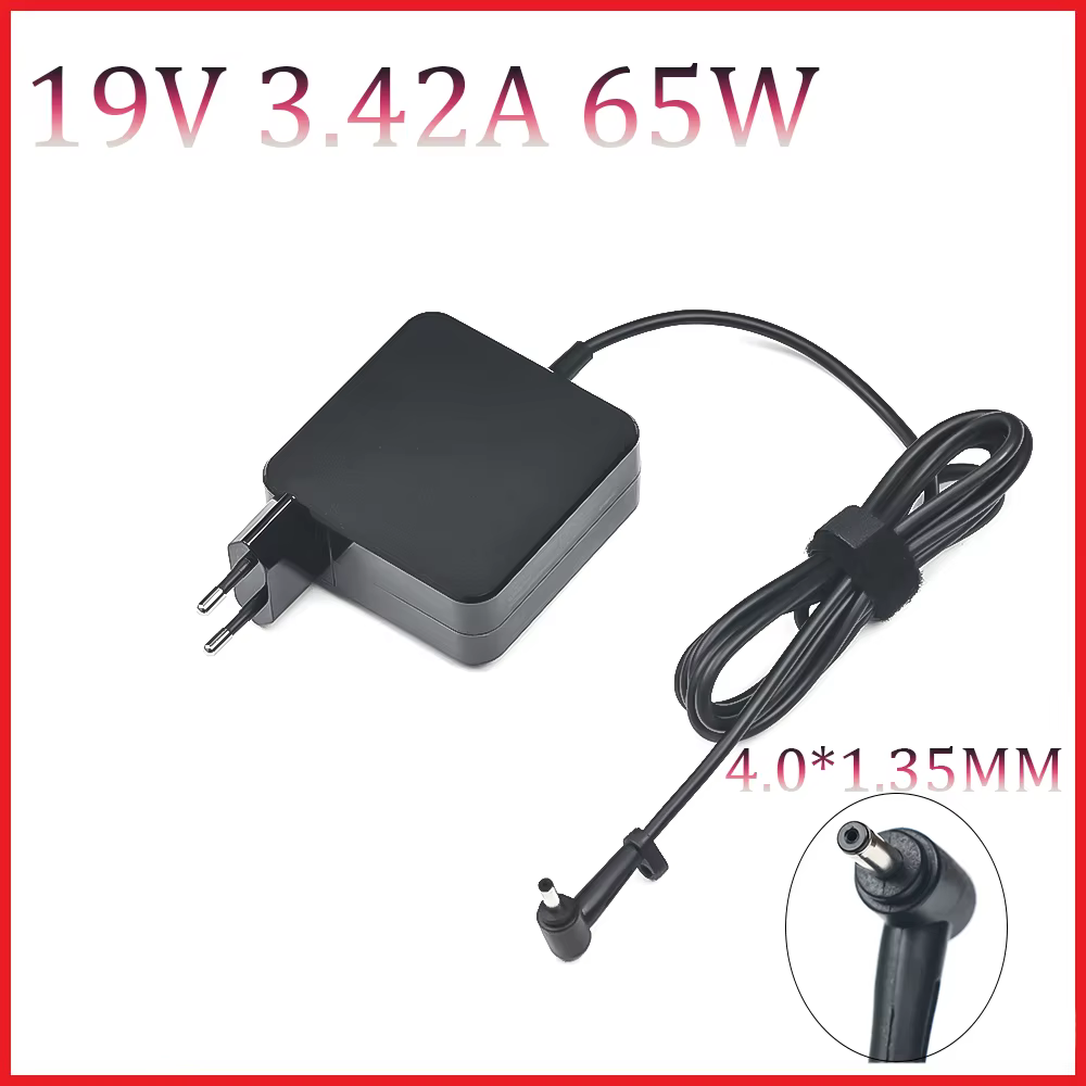 EU 19V 3.42A 65W 4.0*1.35 power Charger Laptop adapter For Asus Zenbook UX32VD UX305CA ux31a x201e ux305f s200e ADP-65DW