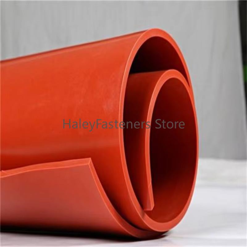1mm/1.5mm/2mm Red/Black Silicone Rubber Sheet 250X250mm Black Silicone Sheet, Rubber Matt, Silicone Sheeting for Heat Resistance