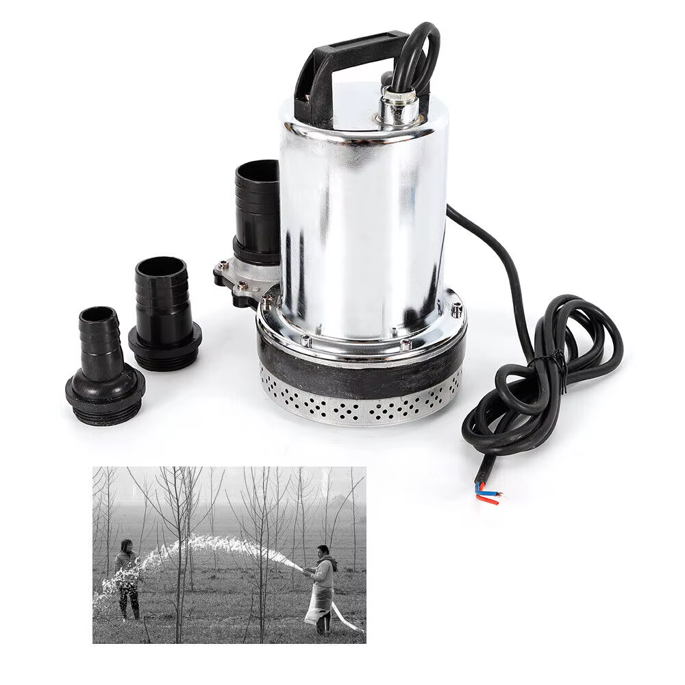 Submersible Sewage Dirty Water Pump Durable Drain Septic Sump Clean Electric Pump 160W 6000L/H