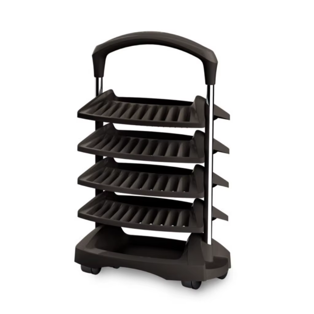 4 Trays Diva Enamel Display Cart (80 Enamels) Black IN PROMOTION!