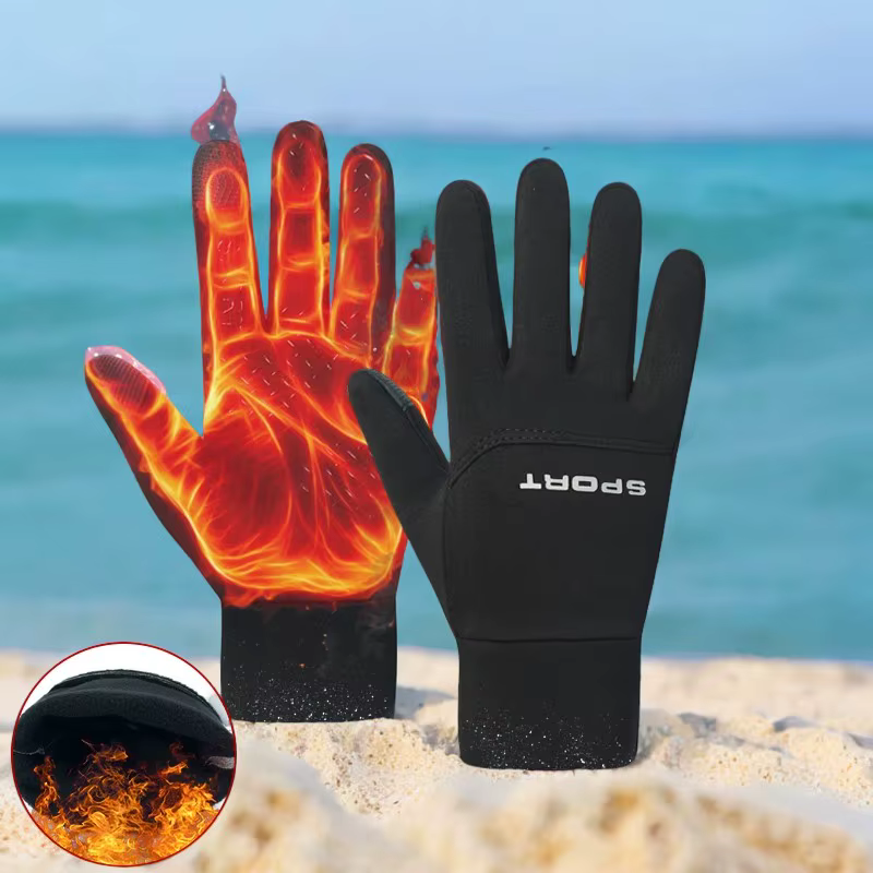 Football Gloves Waterproof Thermal Grip Outfield Cycling Player Bicycle Field Bike Sports Sports Outdoor guantes moto Mma gloves