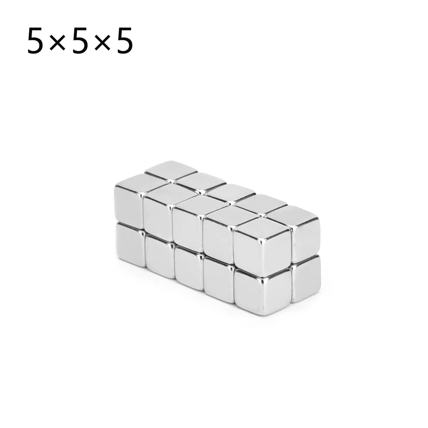 Mini Magnets 5 x 5 x 5 mm Small Neodymium Magnets Extra Strong Small Magnets Rectangular for Fridge Magnets