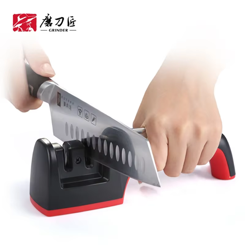 TAIDEA-Ceramic Kitchen Knife Sharpener, 2 Slot, Diamond, TG1002
