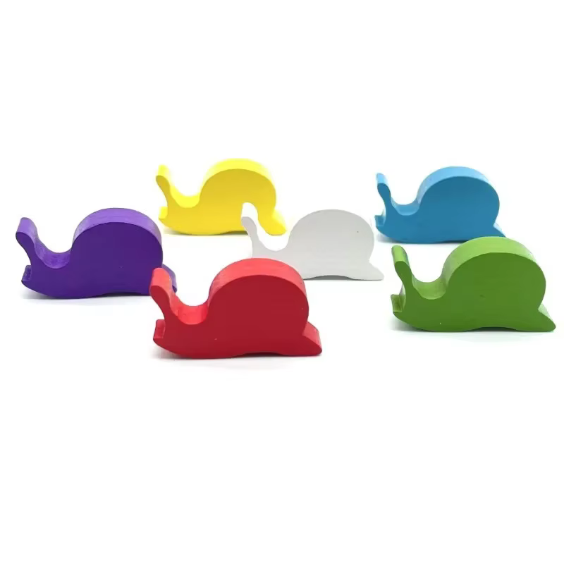 10pcs/set Snail Shaped Wooden Chess  Game Toy Indicator Color Board Game Accessories