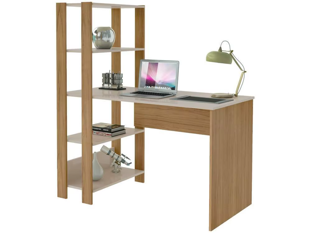 Study Desk with Side Rank