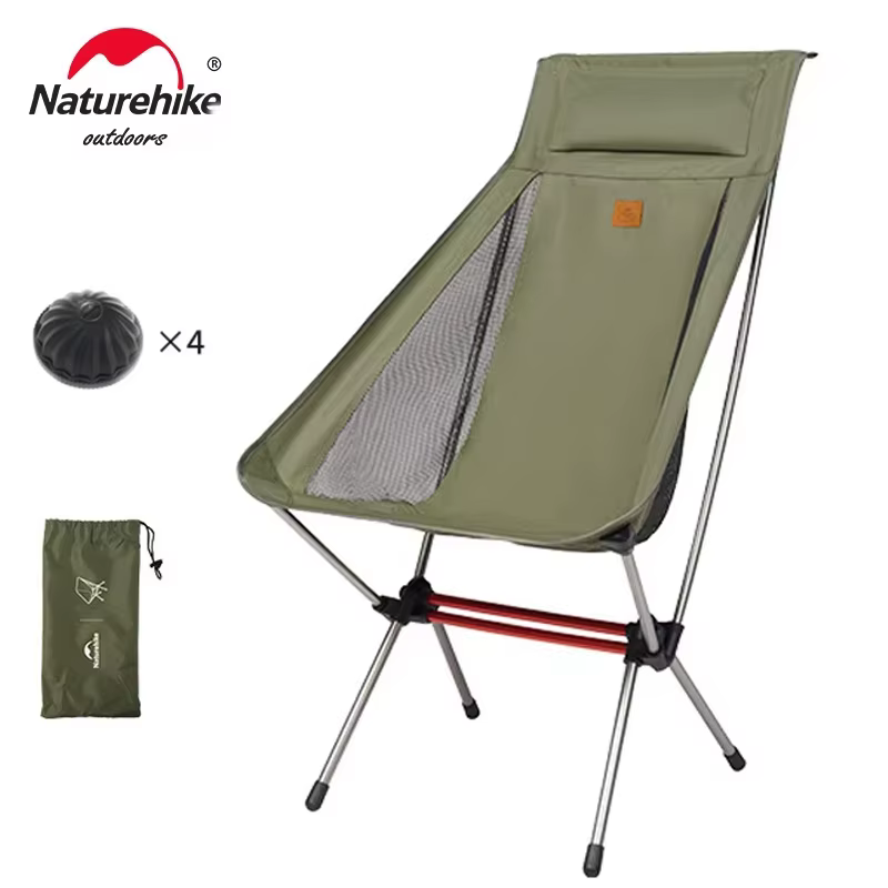 Naturehike Camping Chair L01 L02 Moon Chairs Portable Ultralight Chair Outdoor Folding Chair Fishing Chair Picnic Beach Chair