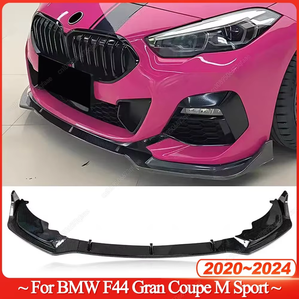 Front Bumper Spoiler Lip Splitter Diffuser Body Kit Protector Cover For BMW 2 Series F44 225i M235i M240i Gran Coupe 2020-2024