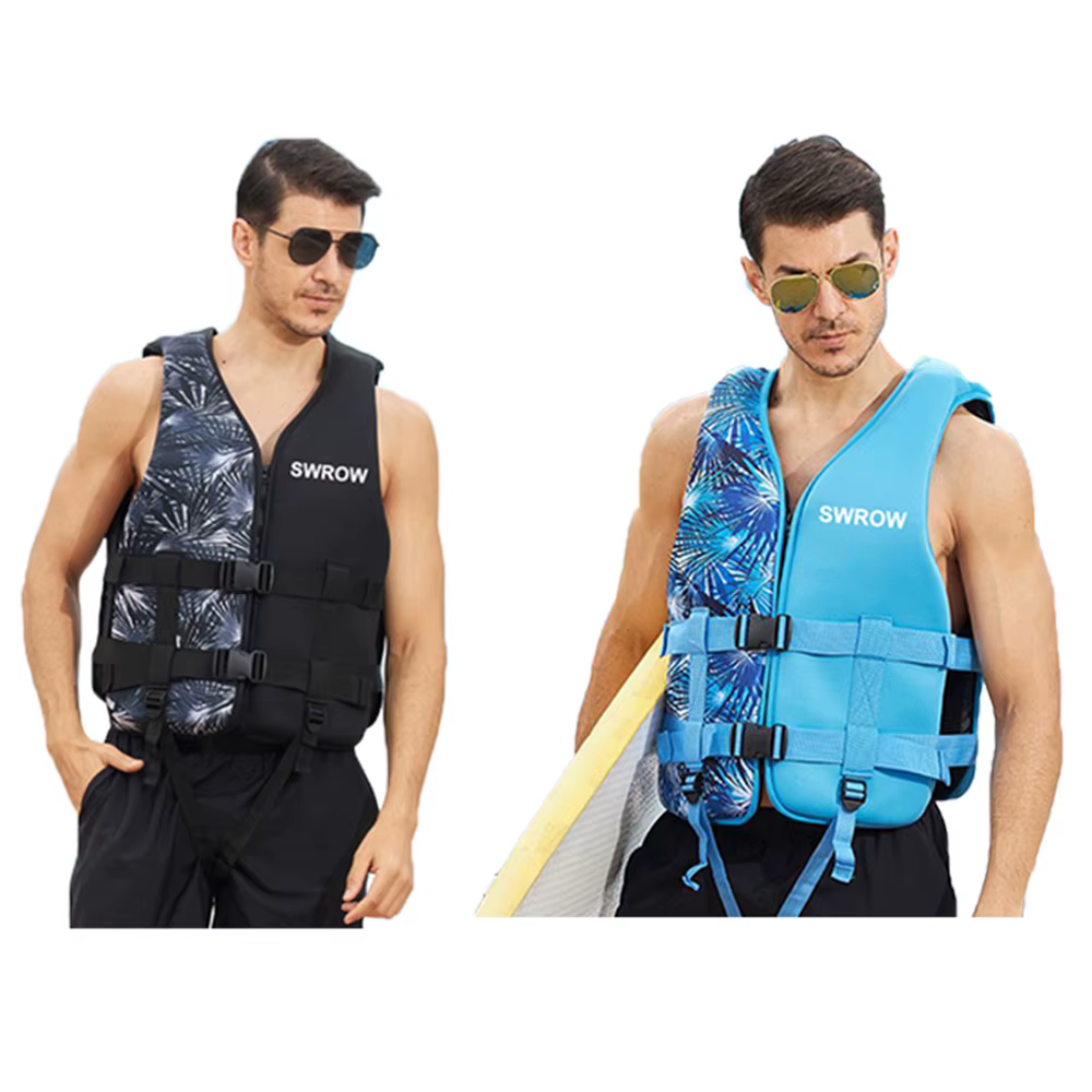 Neoprene Safety Life Vest for Adults and Children, Water Sports, Fishing, Kayaking, Boating, Swimming, Drifting, Outdoor