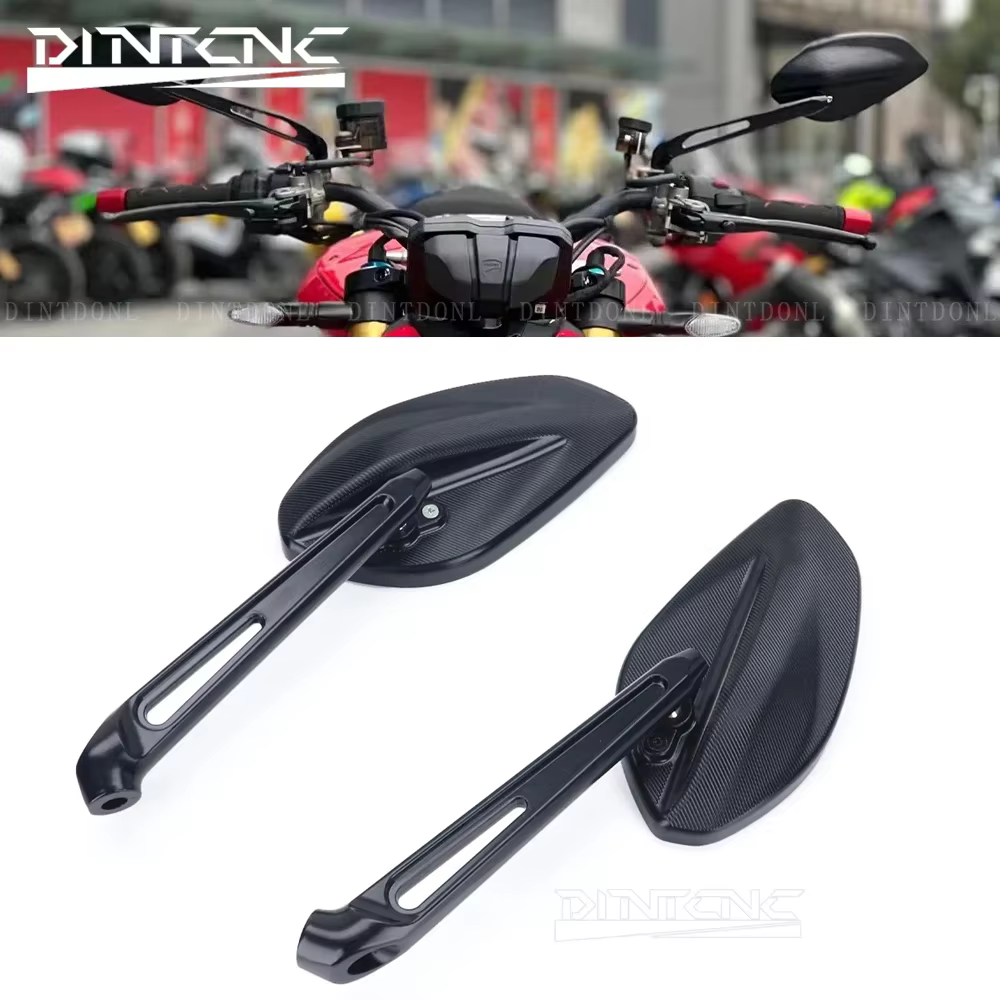For DUCATI Streetfighter V2 V4 V4S V4SP 2019 2020 2021 2022 848 Motorcycle Rear View Mirror Left Right Glass Lenses Accessories