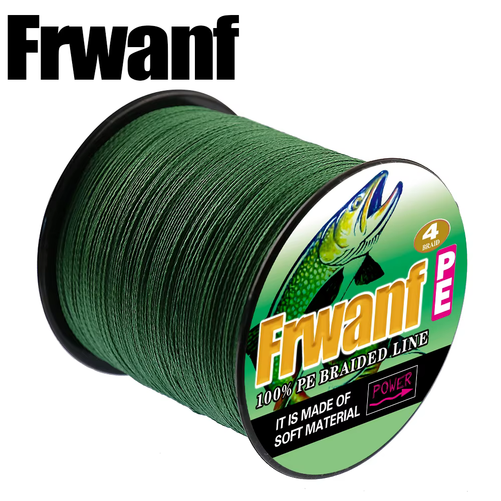 Frwanf PE Multifilament Braided Fishing Line 300M  100M 4 Strands Carp Fishing Lines 6 8 10 15 20 30 35 40 50 60 70 80 100LB