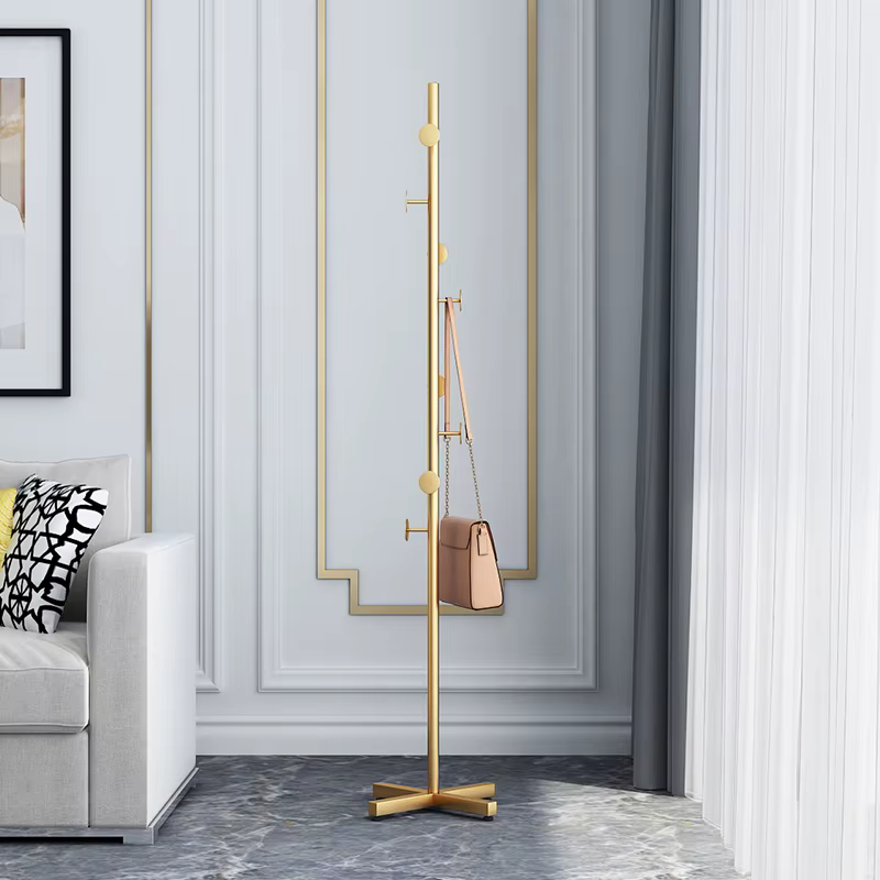 Modern floor-standing clothes hanger floor-standing bedroom simple living room clothes hanger Italian indoor coat rack popular clothes rack