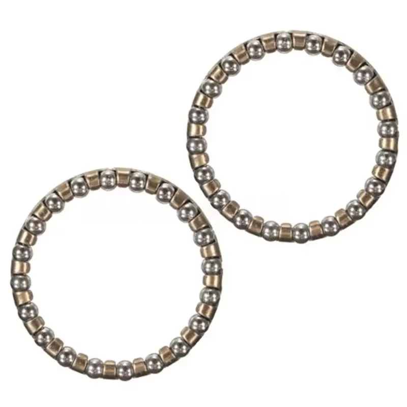 2pcs Bicycle Bike 1 1/8 Headset Caged Ball Bearing Mountain Road Bike Headset Retainer Bearing Race Cycling Headset Bearing