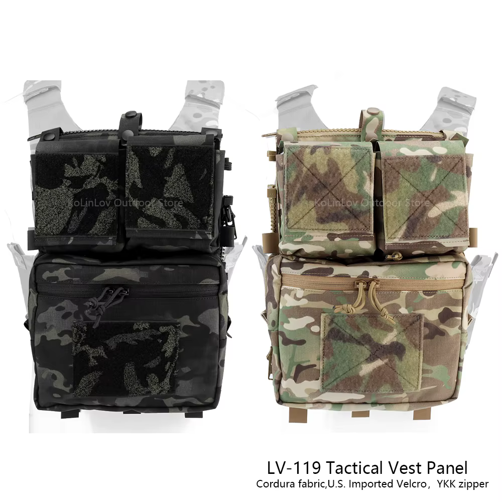 Advanced Tactical Panel Backpack Plate Carrier Pouch Bag Hunting Airsoft Vest Accessories for LV-119 Militar Assault Vest