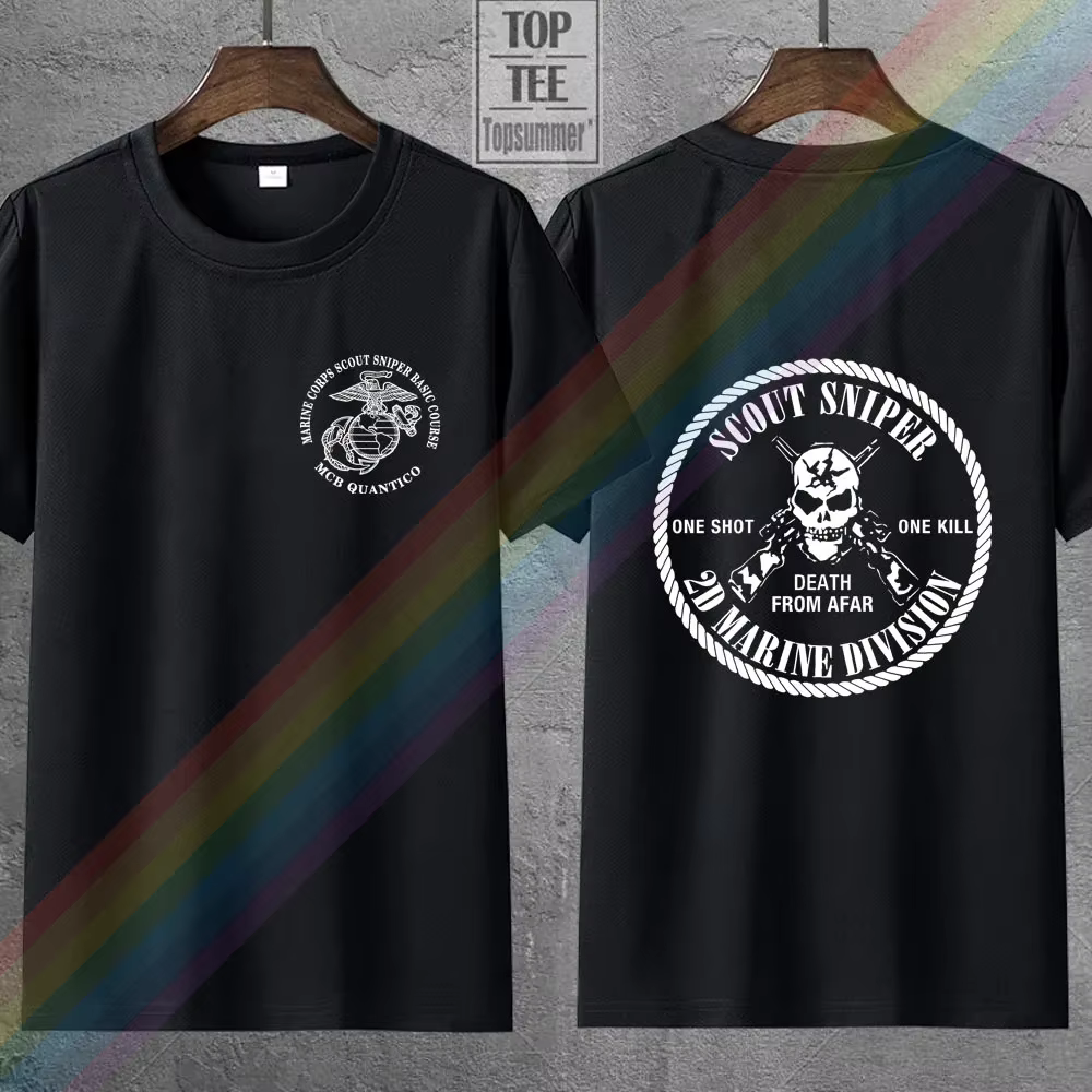 Marine Corps Base Quantico Scout Sniper Basic Course Brand New Usmc New T-Shirt Fashion New Top Tees Tshirts