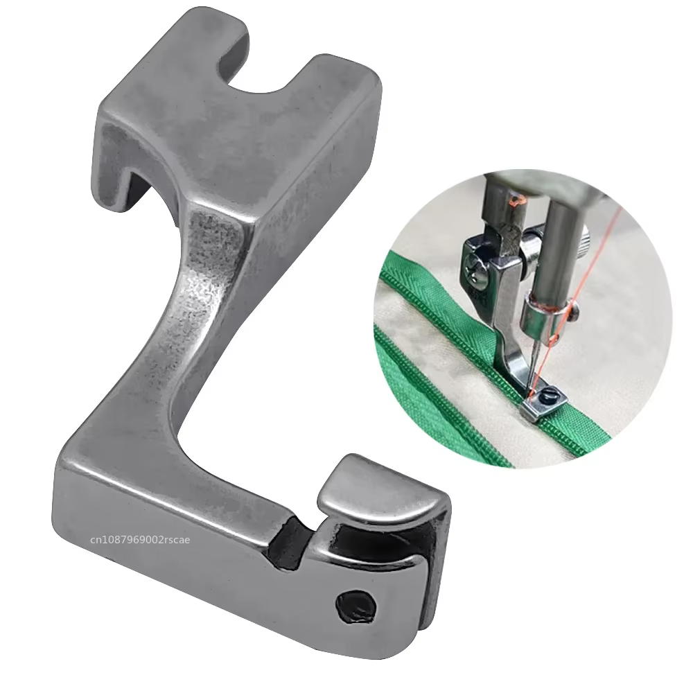 2/1pc T69 Adjustable Invisible Zipper Presser Foot Unilateral Zipper Feet for Industrial Single Needle Sewing Machine Accessory