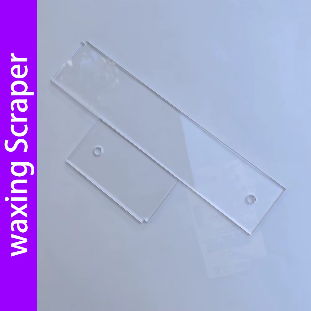 Double Board Waxing Removal Tools, Wax Scraper, Snowbo Snowboard Wax Scraper Snowboard Maintenance Wiper, Snowboard wax scraper