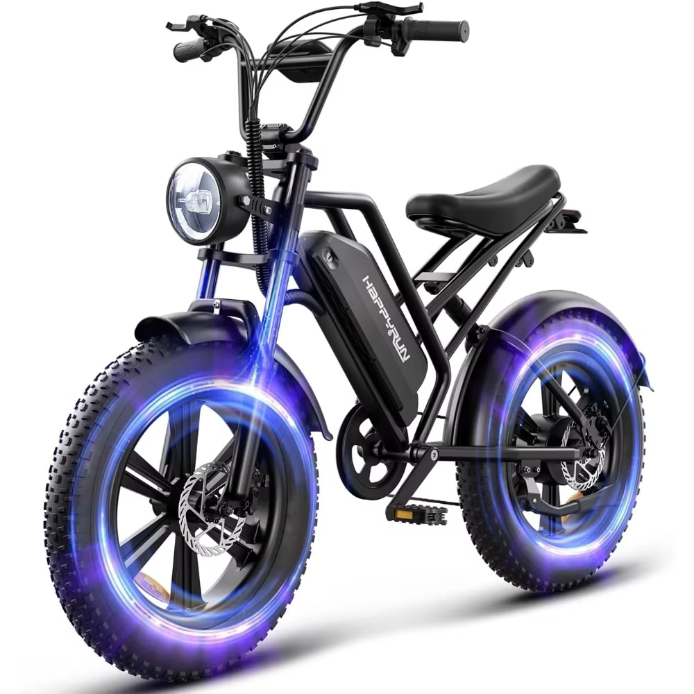 1500W Moped Style Electric Bike | Adult eBikes - 48V 18Ah Removable Battery | 60+ Mile Range