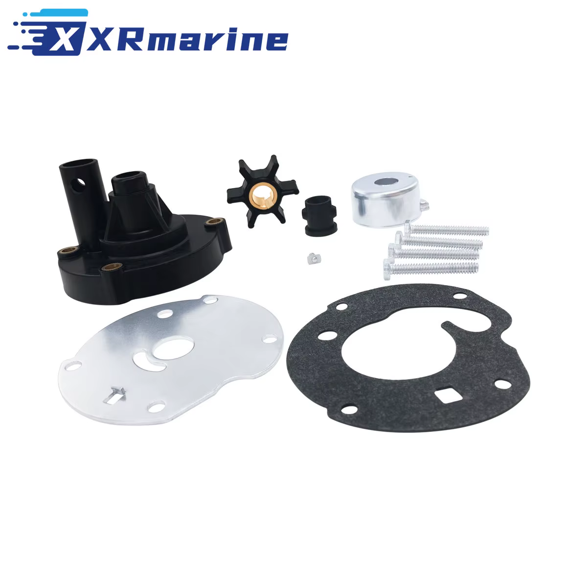778166 Water Pump Impeller Repair Kit for Johnson Evirude 6 HP Outboard Motors 0763758 763758 0379771 0389228 0382797 0778166