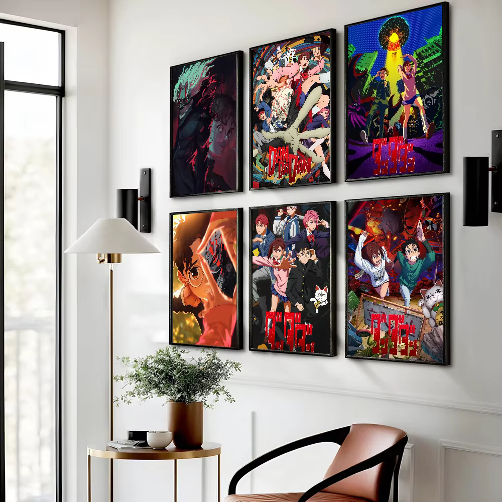 Dandadan Anime Poster Room Bar Cafe Decor Stickers Wall