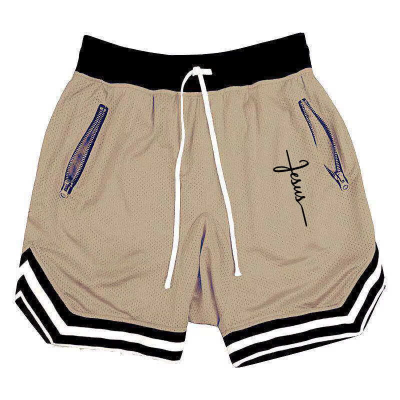 Men's Summer Sports Basketball Shorts Fitness Quick Dry Running Joggers Shorts Casual Loose Large Size Bermuda Shorts