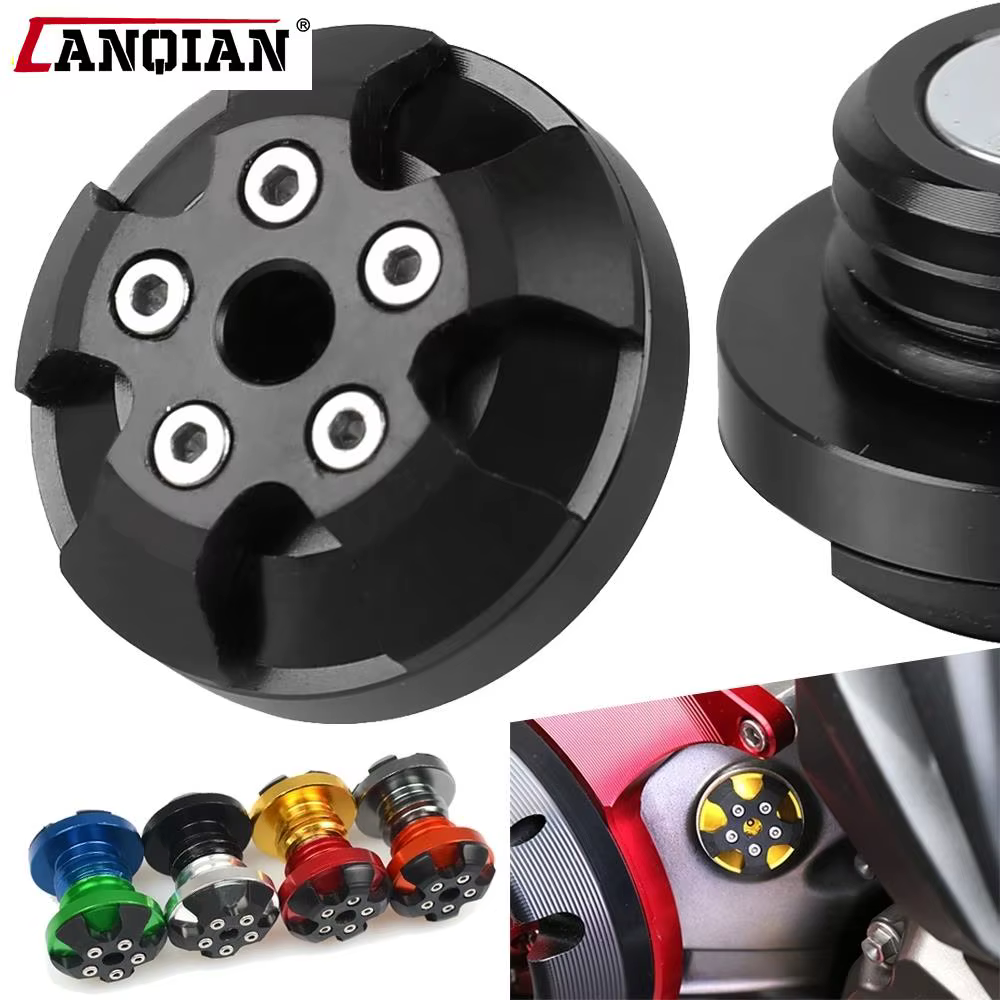 M20*2.5 Motorcycle Engine Oil Cap For KAWASAKI ER 6N ER6N 2006-2009 2010 2011 2012 2013 2014 2015 Motorbike Filler Cover Screws